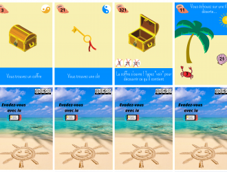 Jeu de découverte serious escape cards